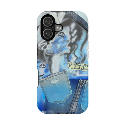 MagSafe "young lovers" airbrush iPhone case