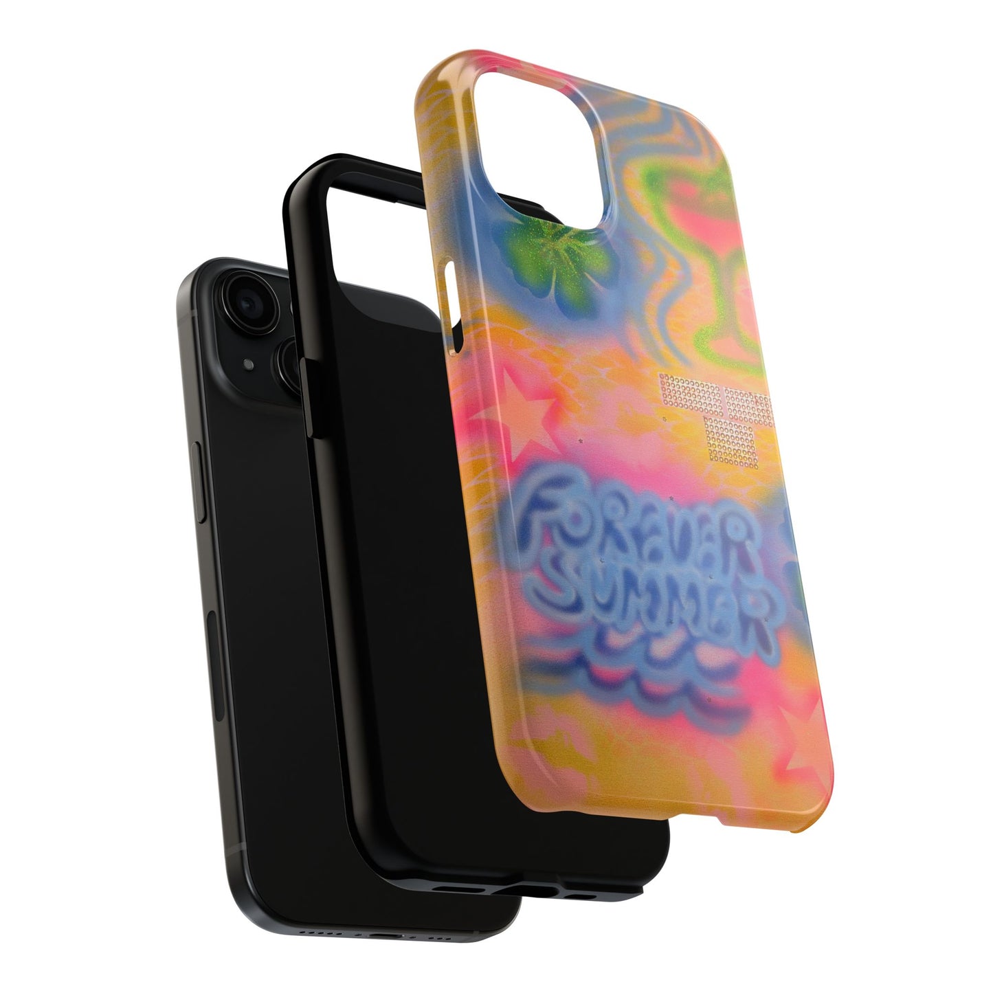"forever summer" airbrush iPhone case
