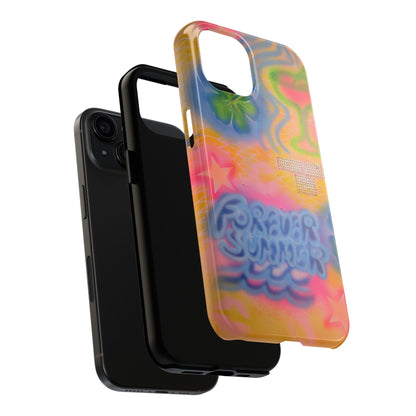 "forever summer" airbrush iPhone case