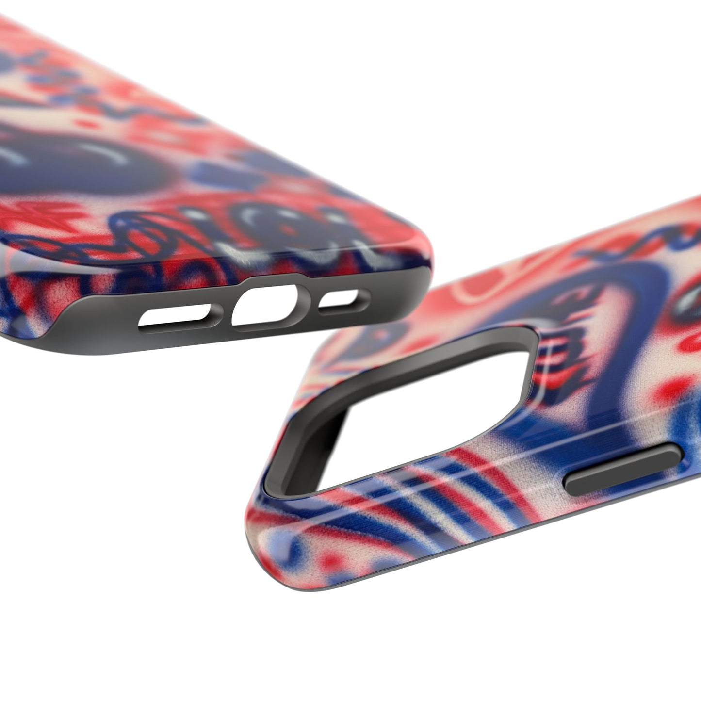 MagSafe „Kiss me“ Airbrush iPhone-Hülle