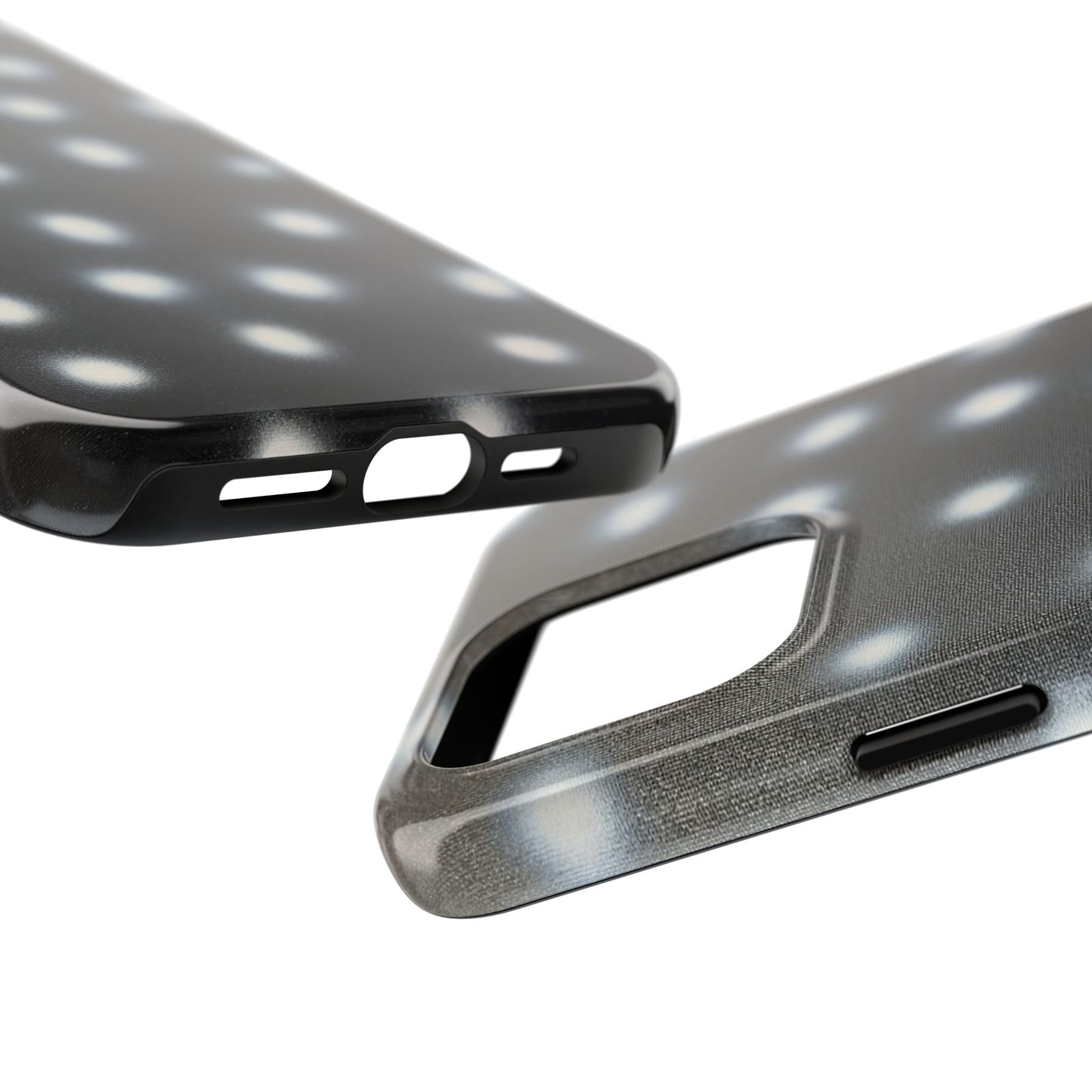 "coconut noir polka dot" airbrush iPhone case