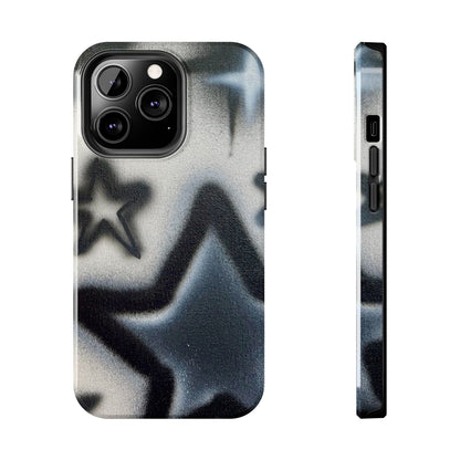 "black & white stars" airbrush iPhone case