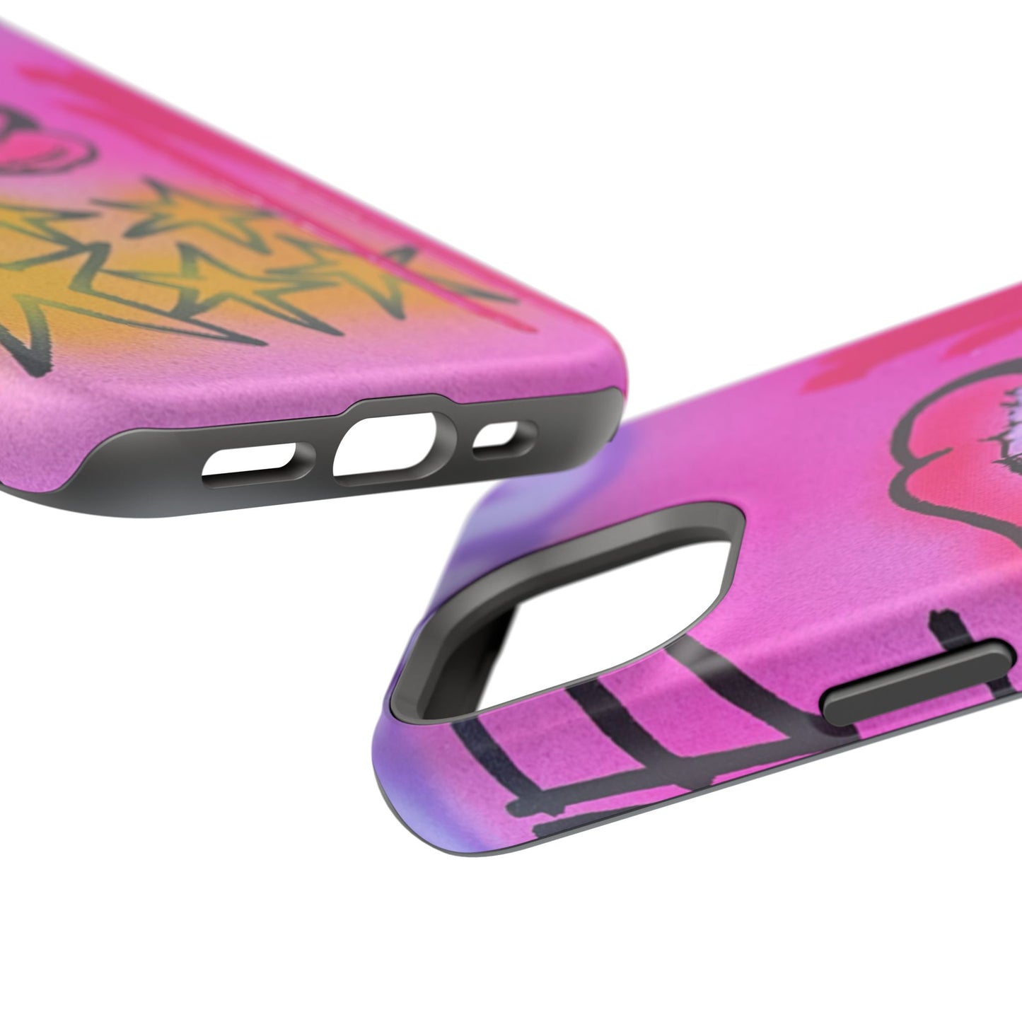 MagSafe "star drip" airbrush iPhone case