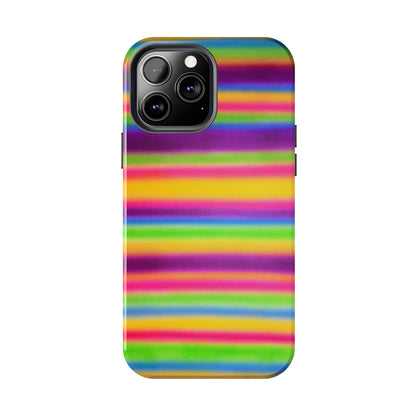 "colorful stripes" airbrush iPhone case