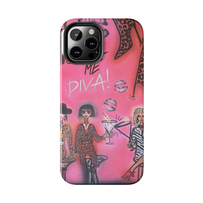 "party diva" airbrush iPhone case