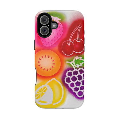 MagSafe "Beeren-süß" Airbrush iPhone-Hülle