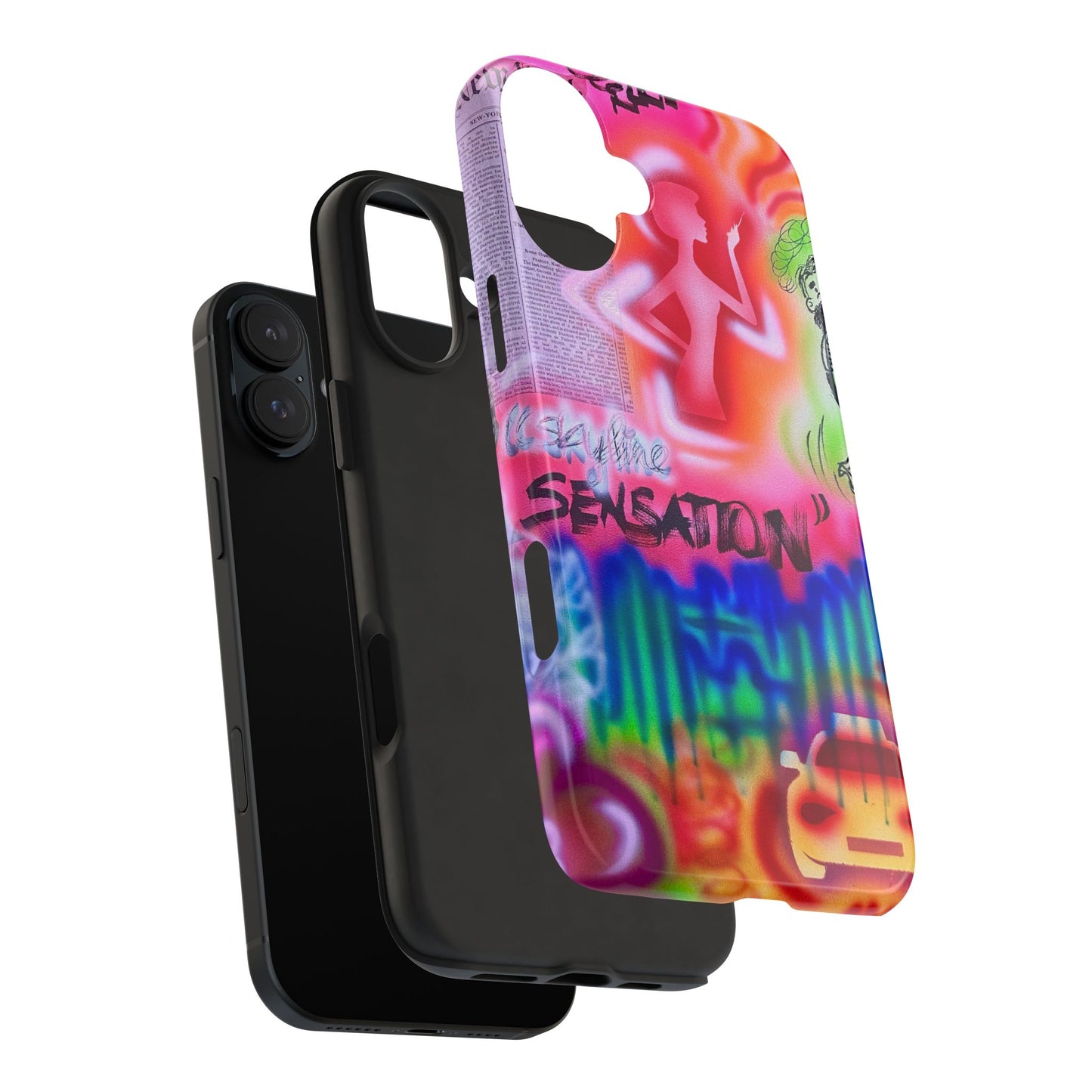 "skyline sensation" airbrush iPhone case