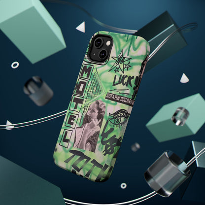 MagSafe "lust over luck" airbrush iPhone case