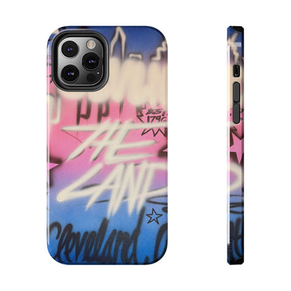 "cleveland" airbrush iPhone case