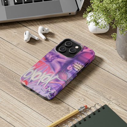 "mic check" airbrush iPhone case