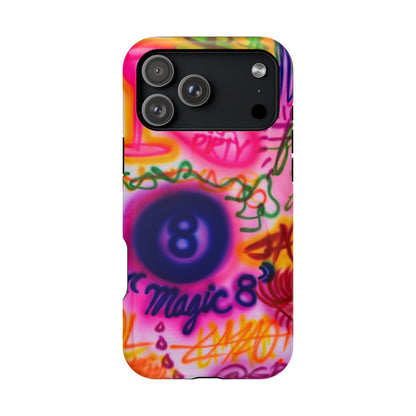 MagSafe "farbenfrohes Chaos" Airbrush-iPhone-Hülle