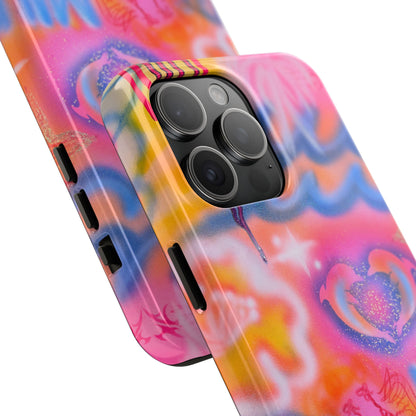 "mornings in malibu" airbrush iPhone case