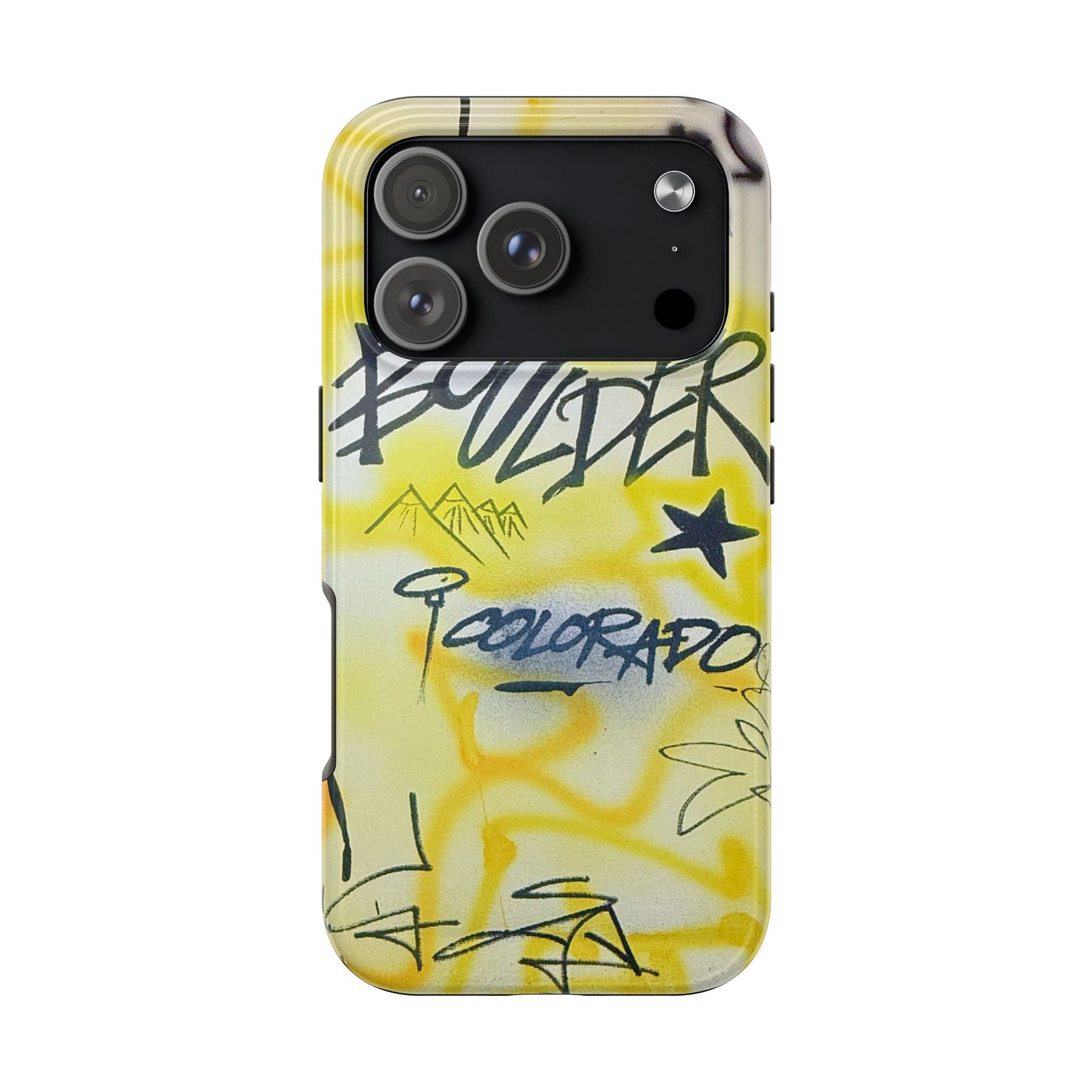 "boulder" airbrush iPhone case