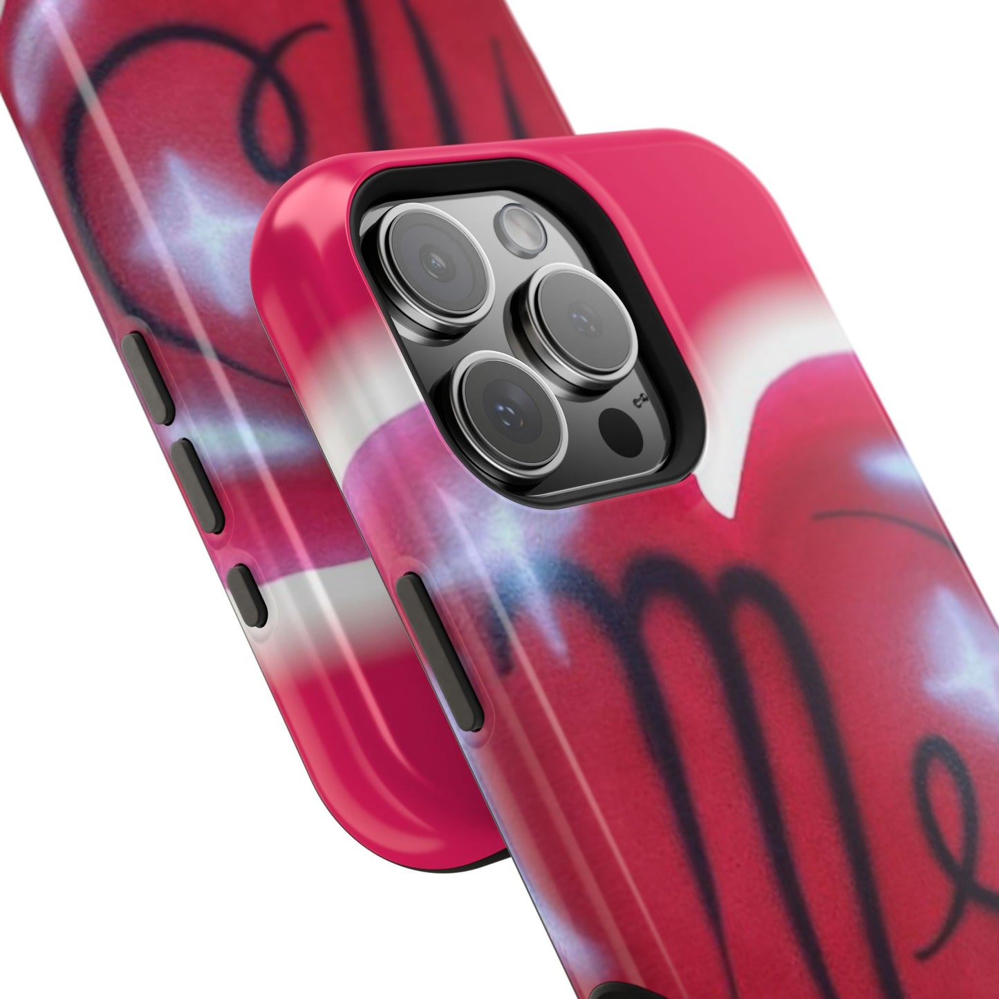 MagSafe "i <3 me" Airbrush iPhone Hülle