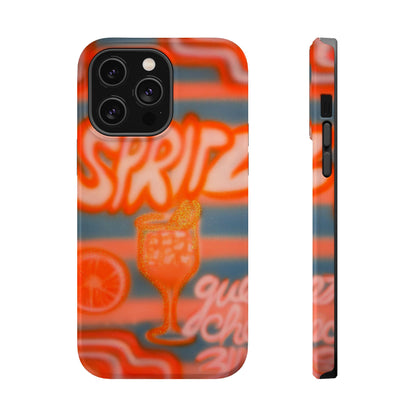 MagSafe "aperol spritz pt. 2" airbrush iPhone case