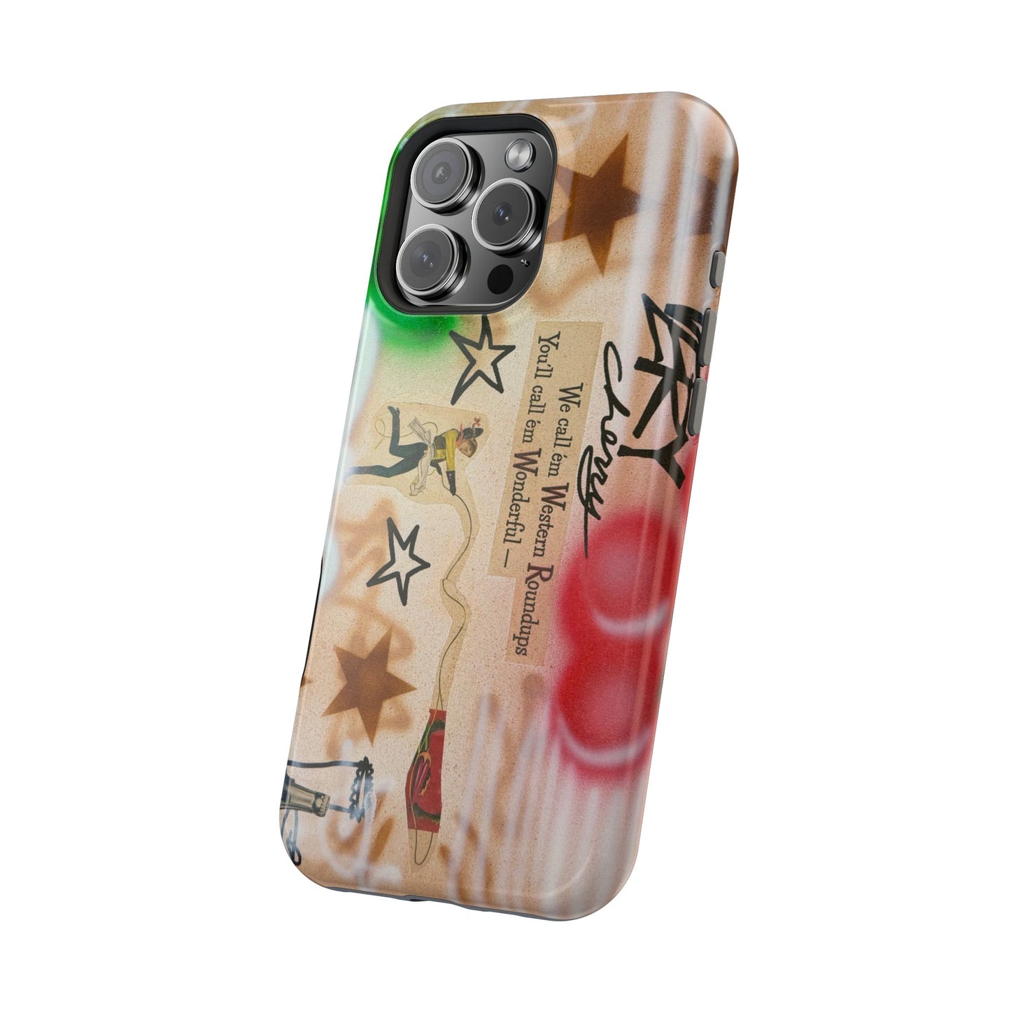 MagSafe "very cherry" airbrush iPhone case