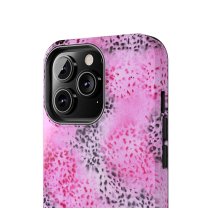 "pink cheetah pt. 2" airbrush iPhone case