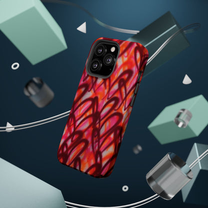 MagSafe „Graffiti Love“ Airbrush iPhone Hülle