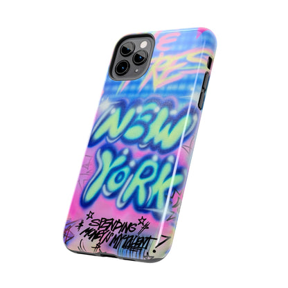 "spending money is my talent" airbrush iPhone case