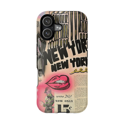 MagSafe „New York, New York“ Airbrush iPhone Hülle