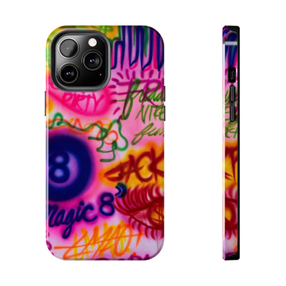"colorful chaos" airbrush iPhone case