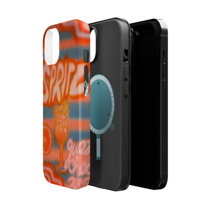 MagSafe "aperol spritz pt. 2" airbrush iPhone case