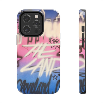 "cleveland" airbrush iPhone case
