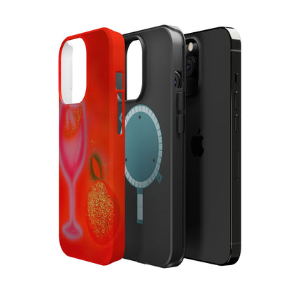 MagSafe "aperol spritz" airbrush iPhone case