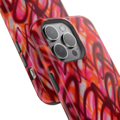 MagSafe „Graffiti Love“ Airbrush iPhone Hülle