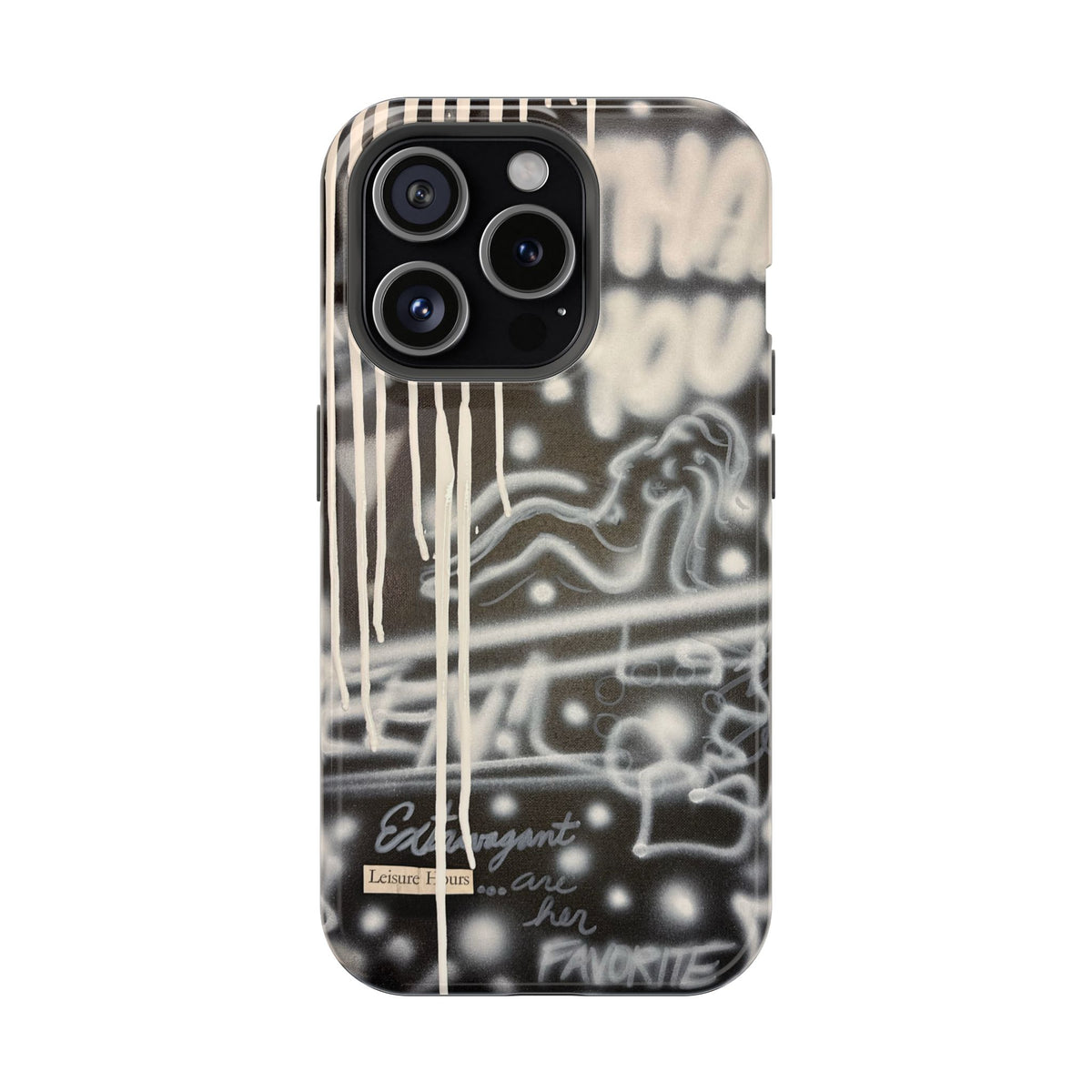 MagSafe "extravagant leisure" airbrush iPhone case