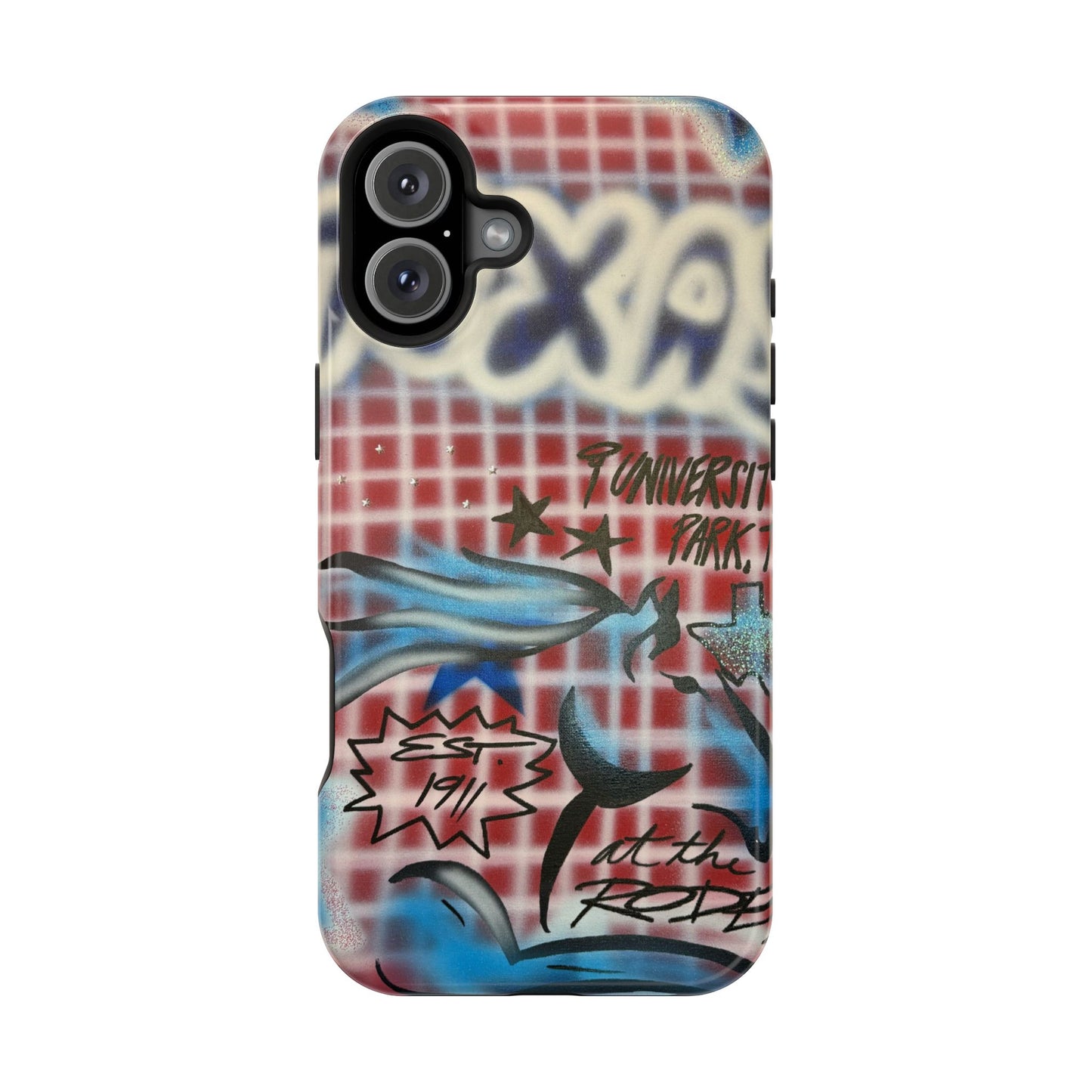 MagSafe "texas" airbrush iPhone case