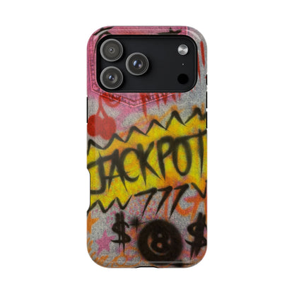 MagSafe "JACKPOT!" airbrush iPhone case