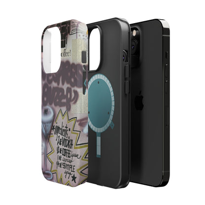 MagSafe "espresso martini" airbrush iPhone case
