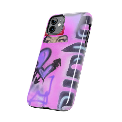 "Lila Prinzessin" Airbrush iPhone Hülle