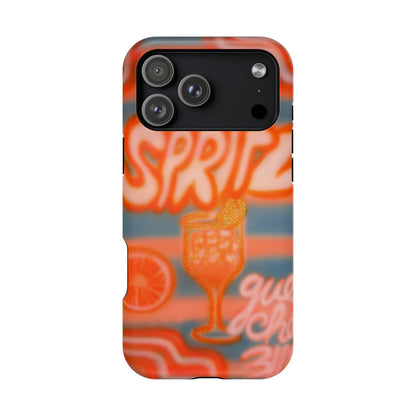 MagSafe "aperol spritz pt. 2" airbrush iPhone case