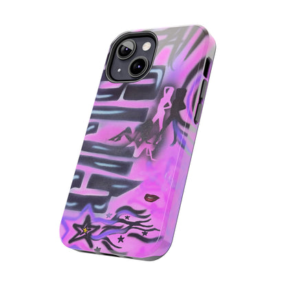 "neon nights" airbrush iPhone case