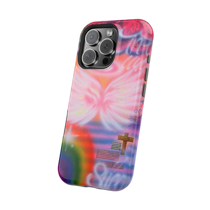 MagSafe "summer bliss" airbrush iPhone case