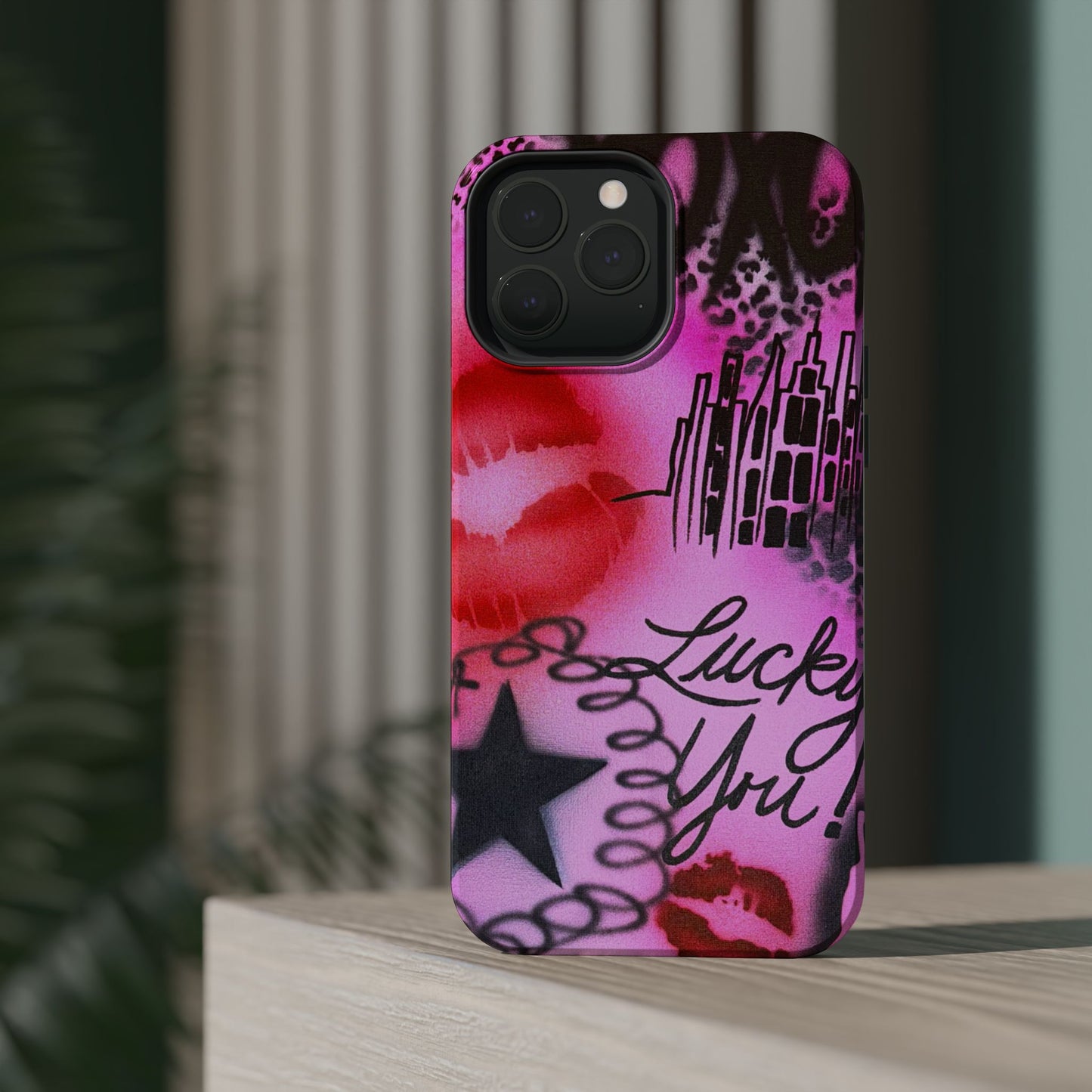 MagSafe "ulterior motive" airbrush iPhone case