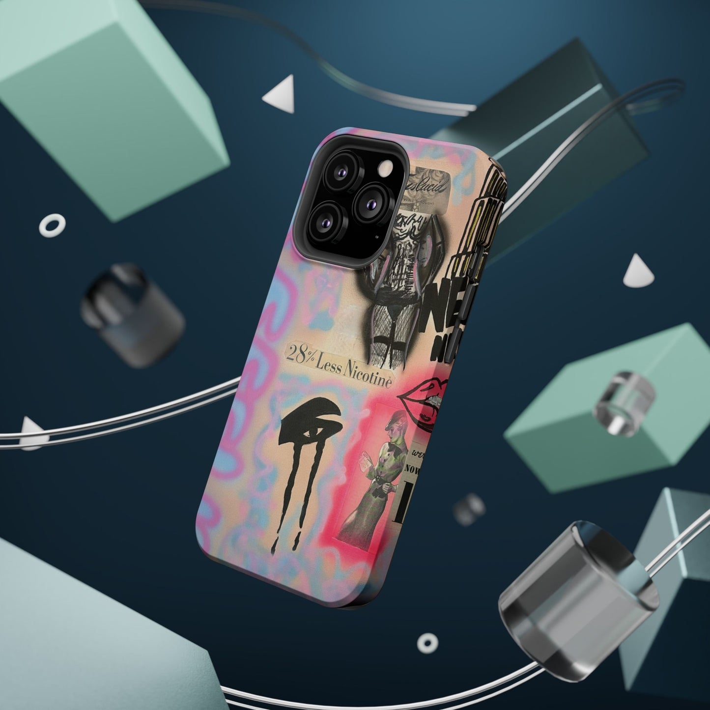 MagSafe "the feeling" airbrush iPhone case