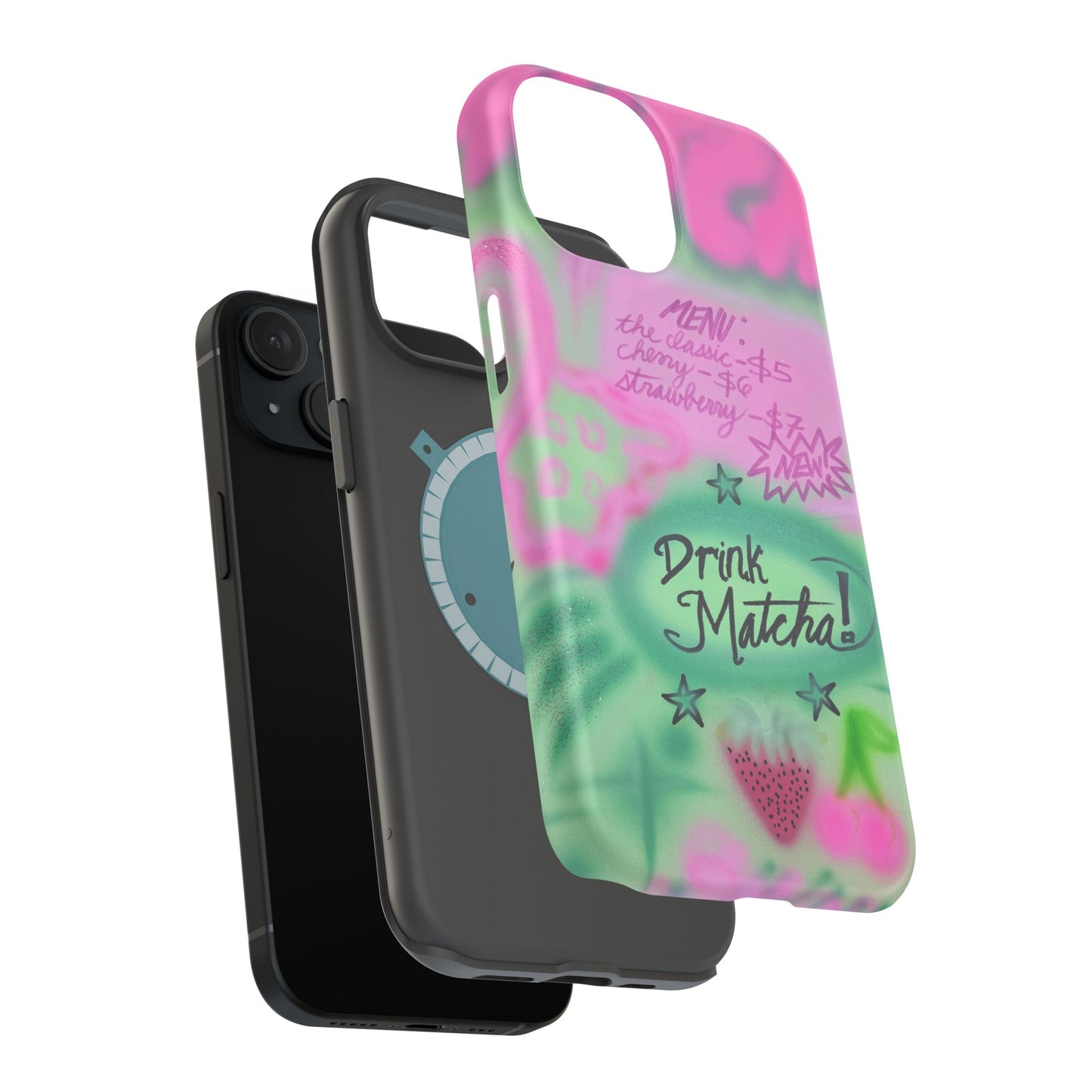 MagSafe "matcha!" airbrush iPhone case