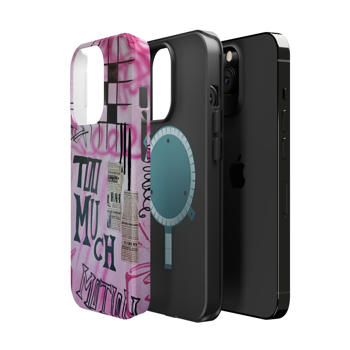 MagSafe "too much motion" airbrush iPhone case