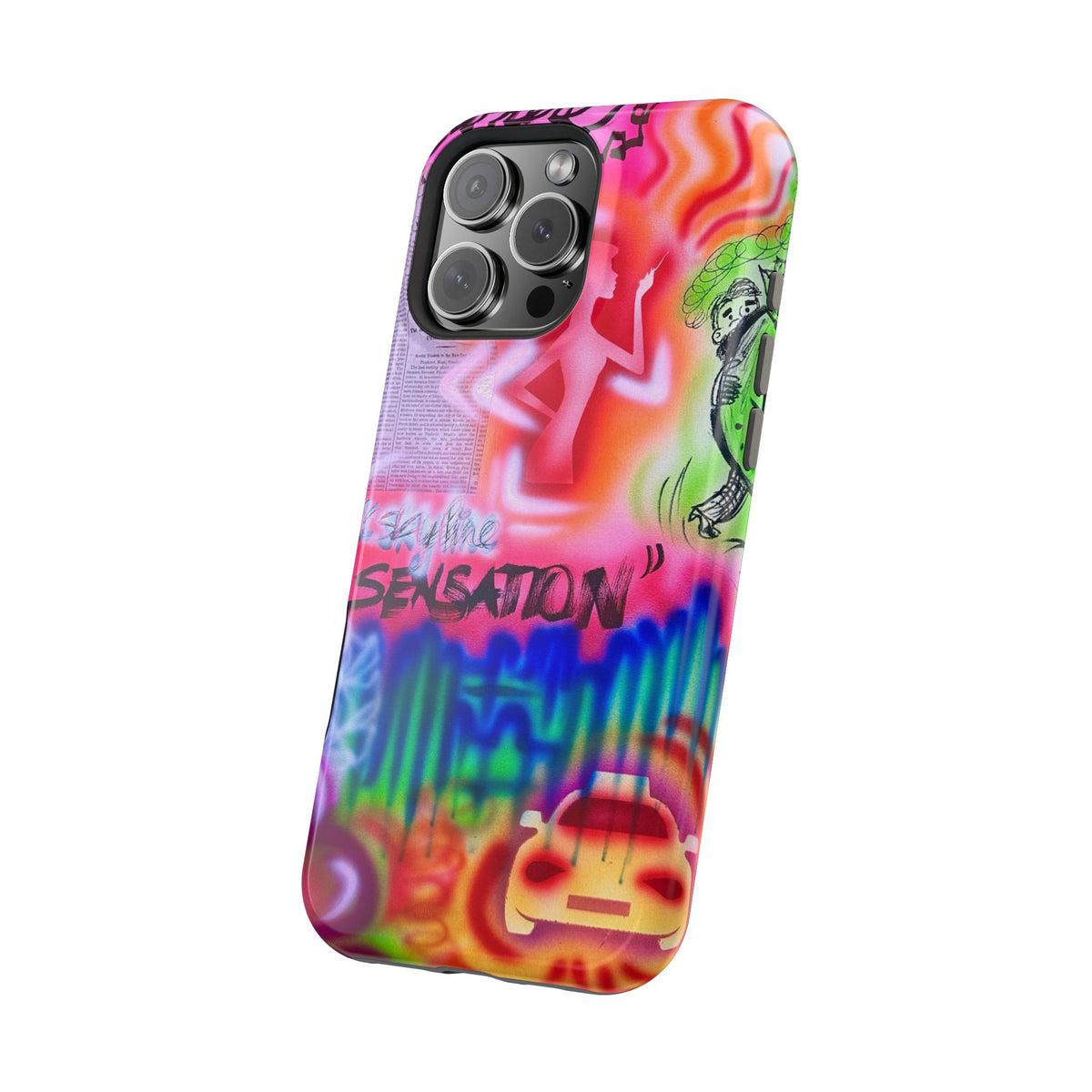 MagSafe "skyline sensation" airbrush iPhone case
