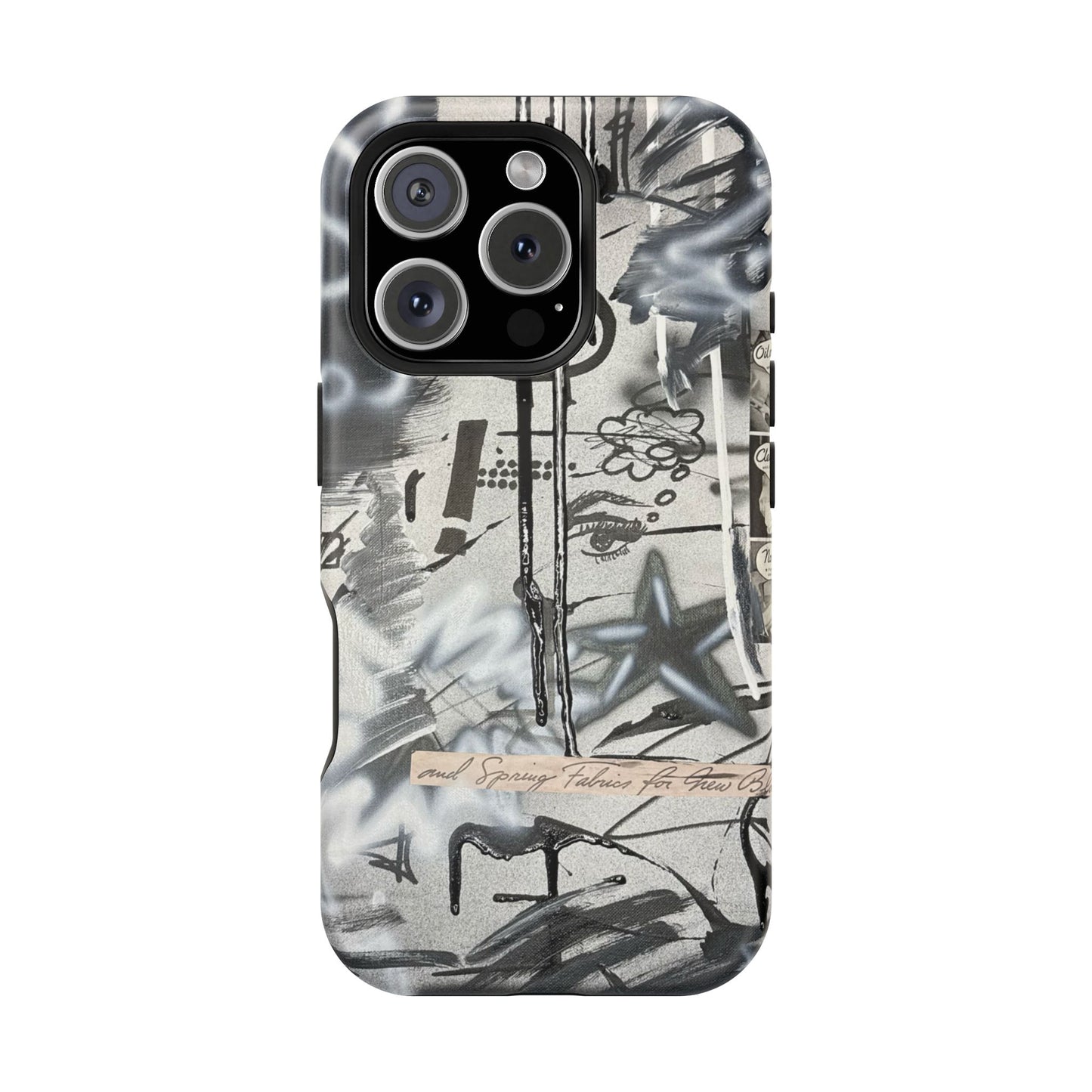 MagSafe "monochrome mood" airbrush iPhone case