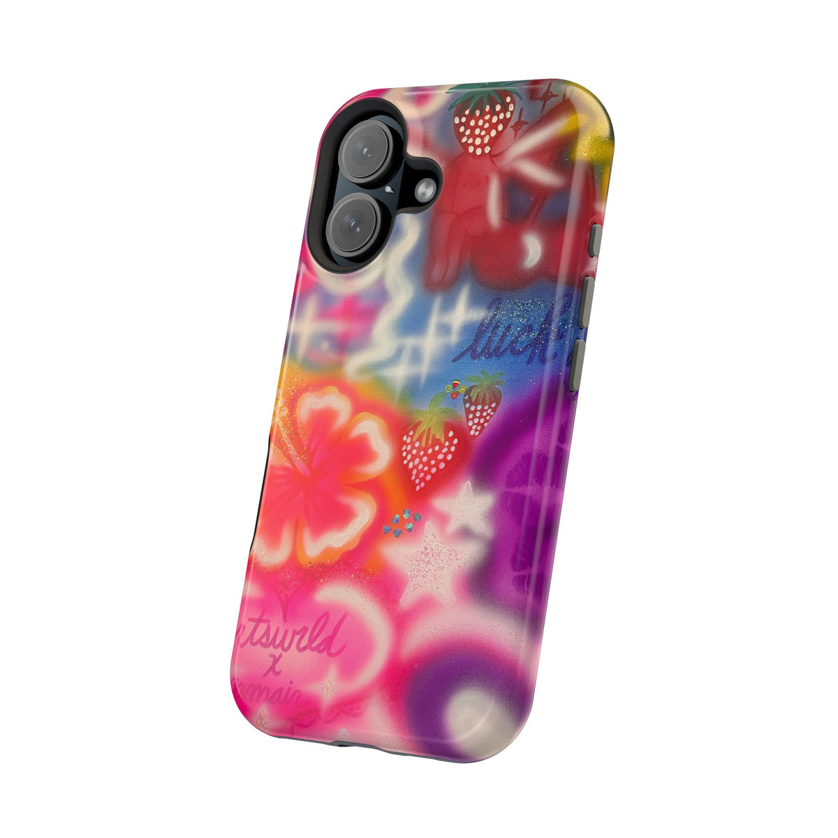 MagSafe „luck & luv“ Airbrush iPhone-Hülle