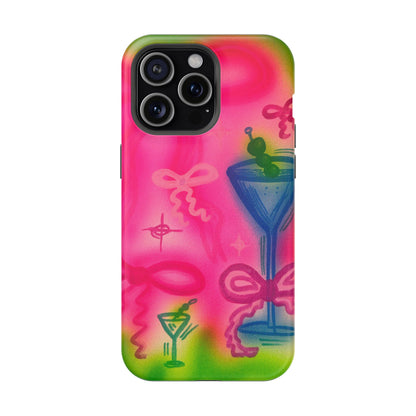 MagSafe „Bow Martini“ Airbrush-iPhone-Hülle