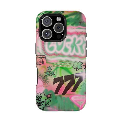 MagSafe "so lucky" airbrush iPhone case