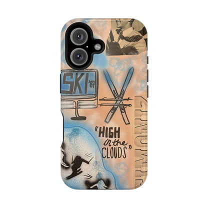 MagSafe „high in the clouds“ Airbrush iPhone Hülle
