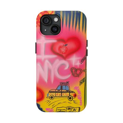 "in the city" airbrush iPhone case