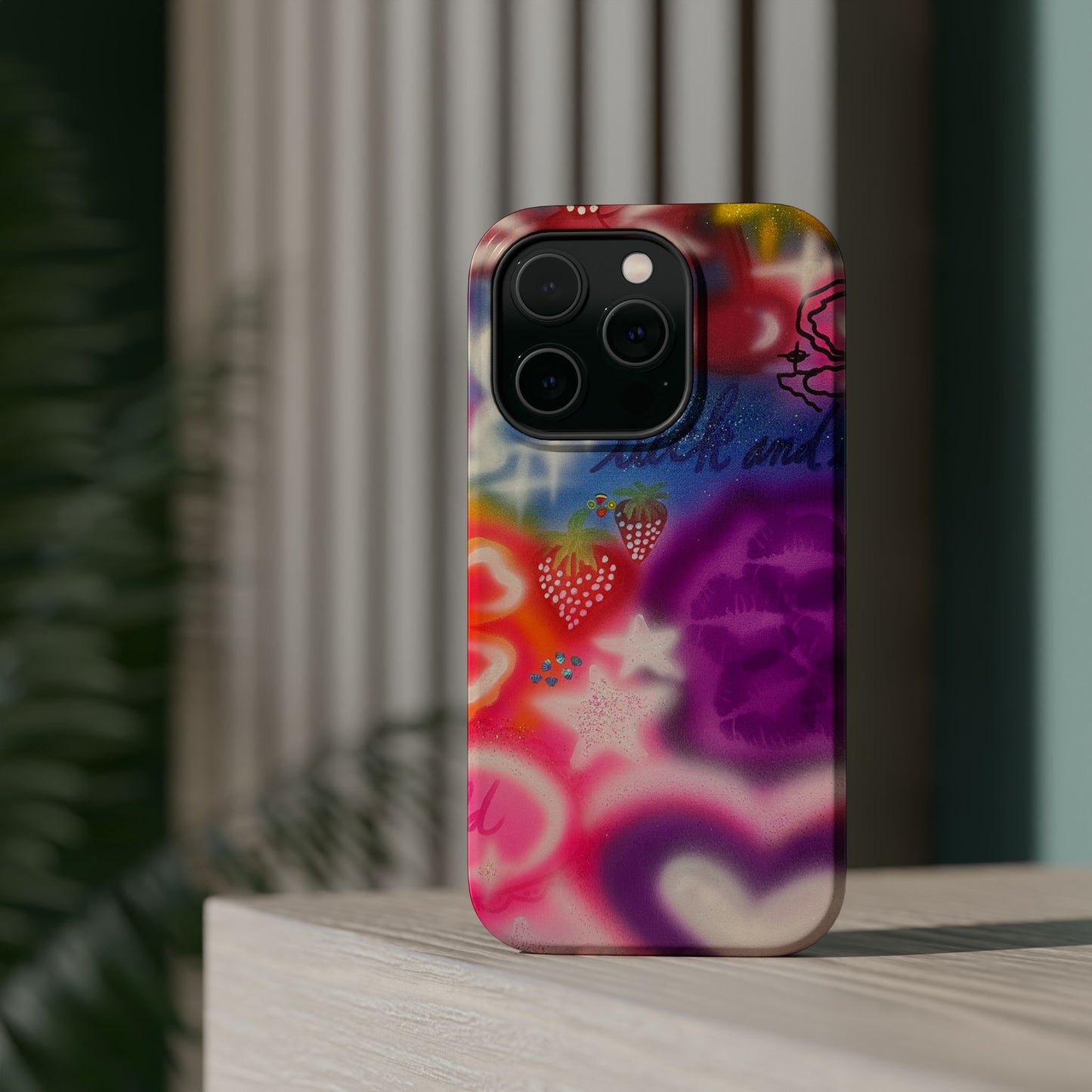 MagSafe „luck & luv pt. 2“ Airbrush iPhone Hülle