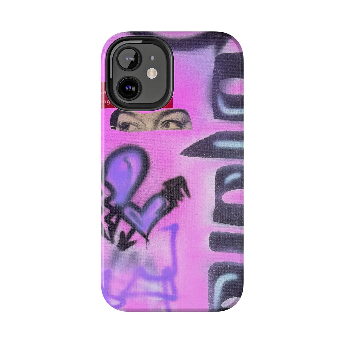 "Lila Prinzessin" Airbrush iPhone Hülle